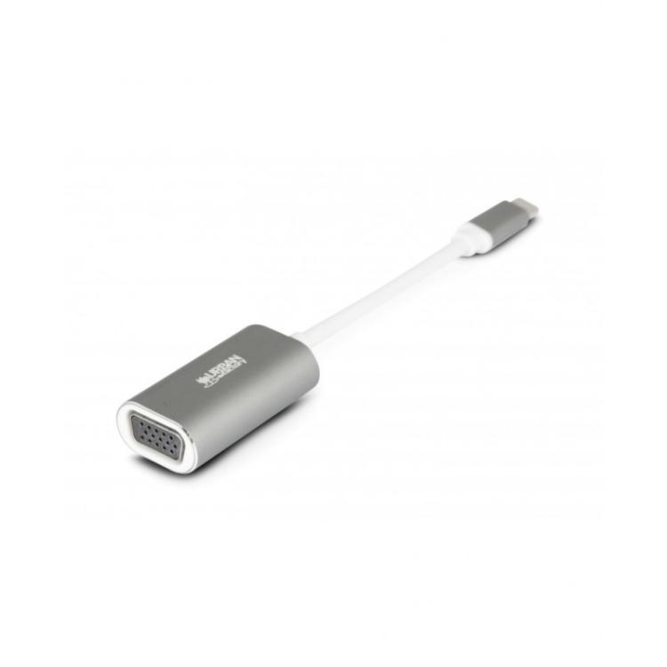 Urban Factory - AUV01UF Adaptador gráfico USB Gris, Blanco