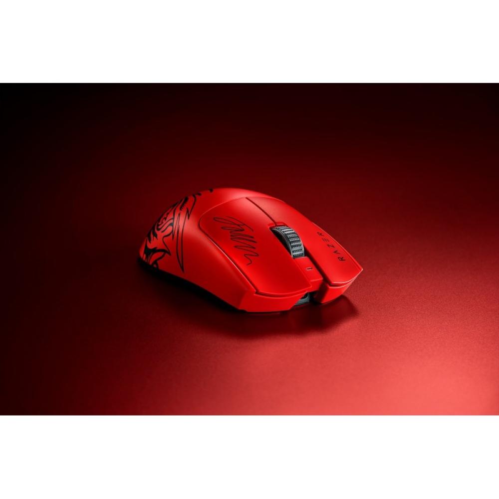 Razer - Viper V3 Pro Faker Edition ratón Juego mano derecha RF Wireless + USB Type-C Óptico 35000 DPI