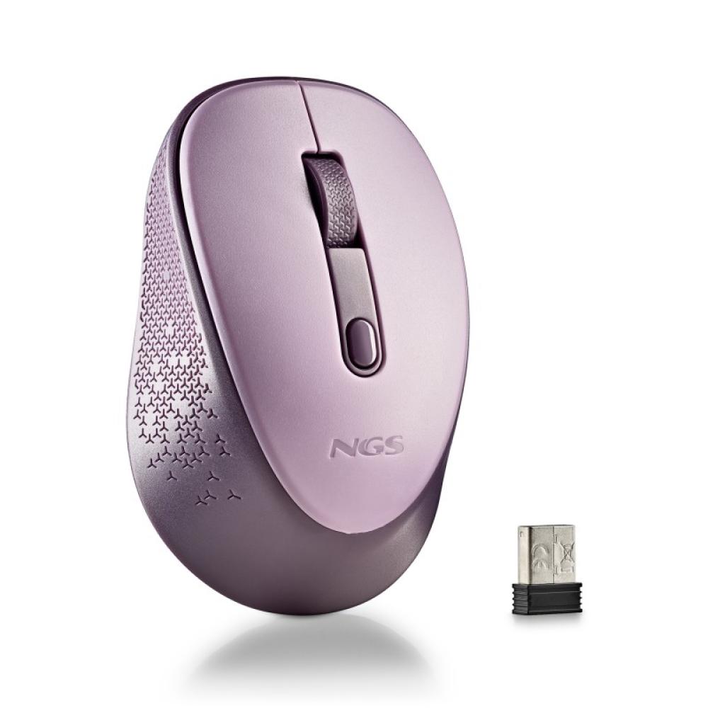 NGS - DEW ratón Oficina Ambidextro RF inalámbrico Óptico 1600 DPI - NGS-MOUSE-1350