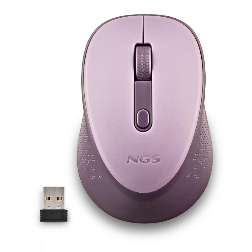 NGS - DEW ratón Oficina Ambidextro RF inalámbrico Óptico 1600 DPI - NGS-MOUSE-1350