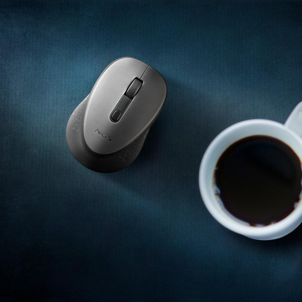 NGS - DEW ratón Oficina Ambidextro RF inalámbrico Óptico 1600 DPI - NGS-MOUSE-1348