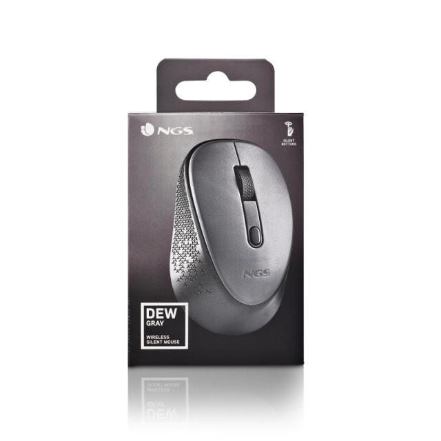 NGS - DEW ratón Oficina Ambidextro RF inalámbrico Óptico 1600 DPI - NGS-MOUSE-1348