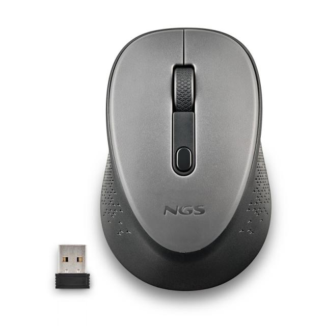 NGS - DEW ratón Oficina Ambidextro RF inalámbrico Óptico 1600 DPI - NGS-MOUSE-1348