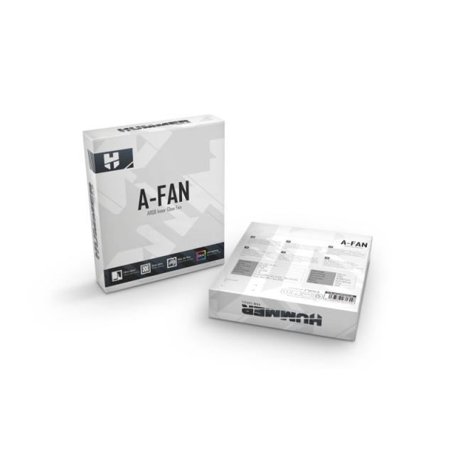 NOX - A-Fan Carcasa del ordenador Ventilador 12 cm Negro 1 pieza(s)