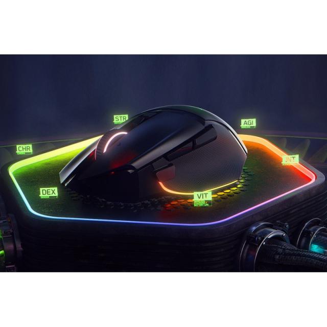 Razer - Basilisk V3 Pro ratón mano derecha RF Wireless + Bluetooth + USB Type-C Óptico 30000 DPI