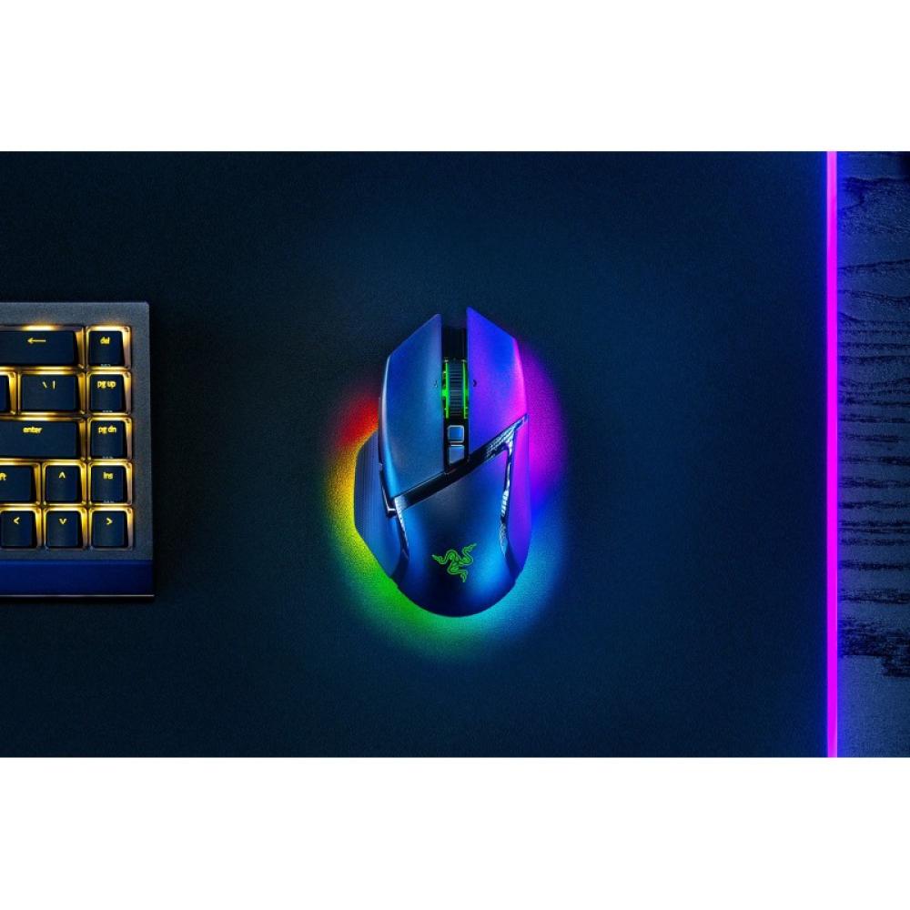 Razer - Basilisk V3 Pro ratón mano derecha RF Wireless + Bluetooth + USB Type-C Óptico 30000 DPI