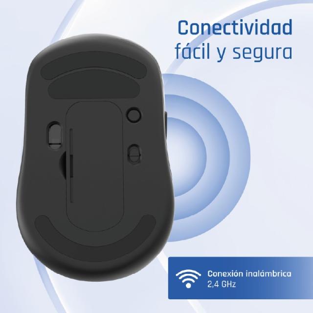 iggual - Ratón inalámbrico NANO-OFFICE-6D 1600DPI