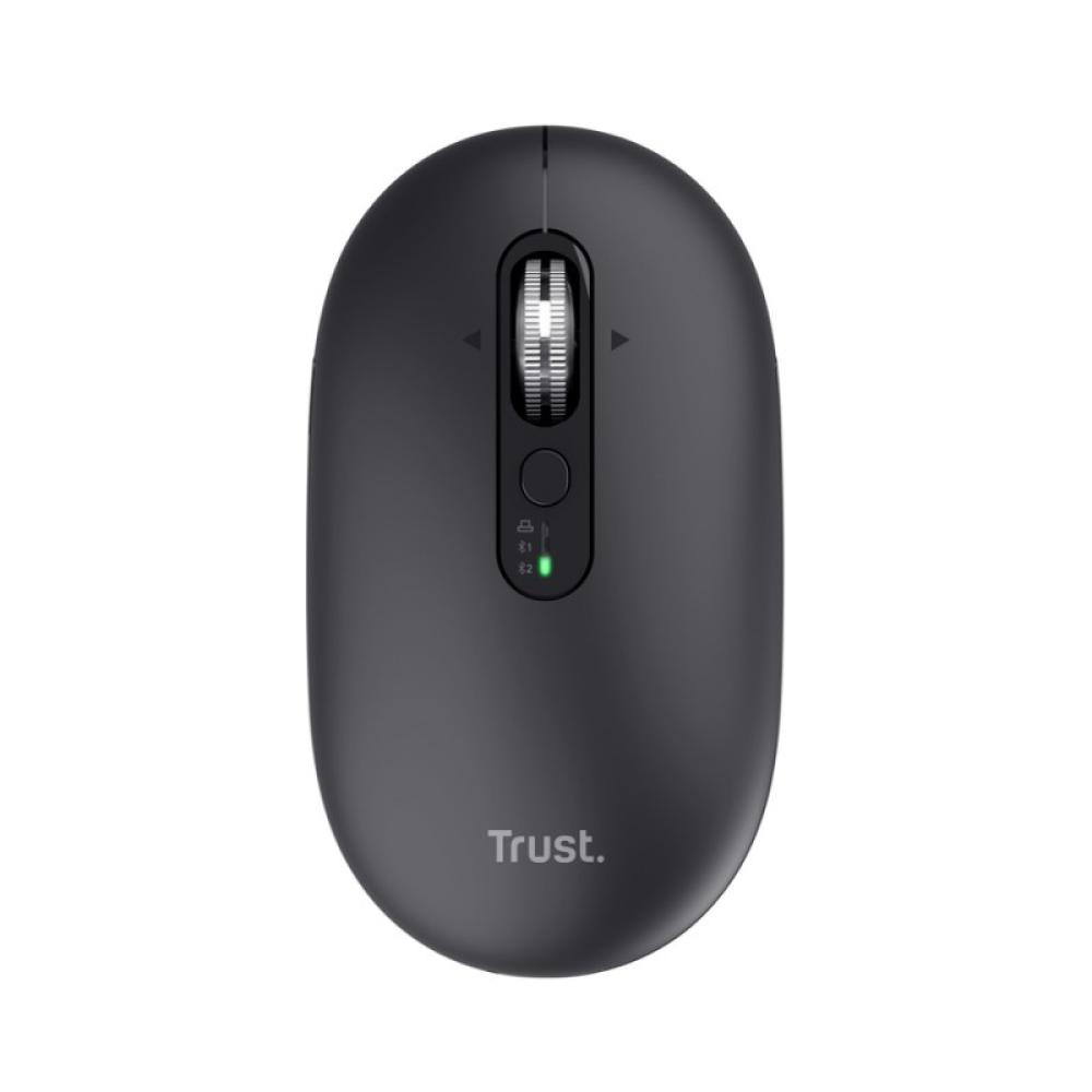 Trust - Seron Slim Multi ratón Oficina Ambidextro RF Wireless + Bluetooth Óptico 3200 DPI - 26018