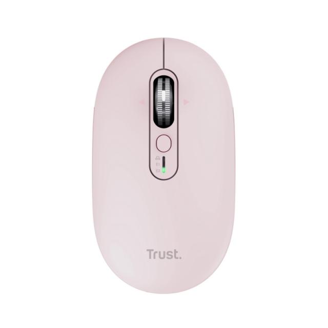 Trust - Seron Slim Multi ratón Oficina Ambidextro RF Wireless + Bluetooth Óptico 3200 DPI - 26206