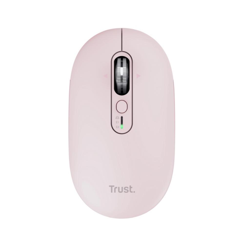 Trust - Seron Slim Multi ratón Oficina Ambidextro RF Wireless + Bluetooth Óptico 3200 DPI - 26206