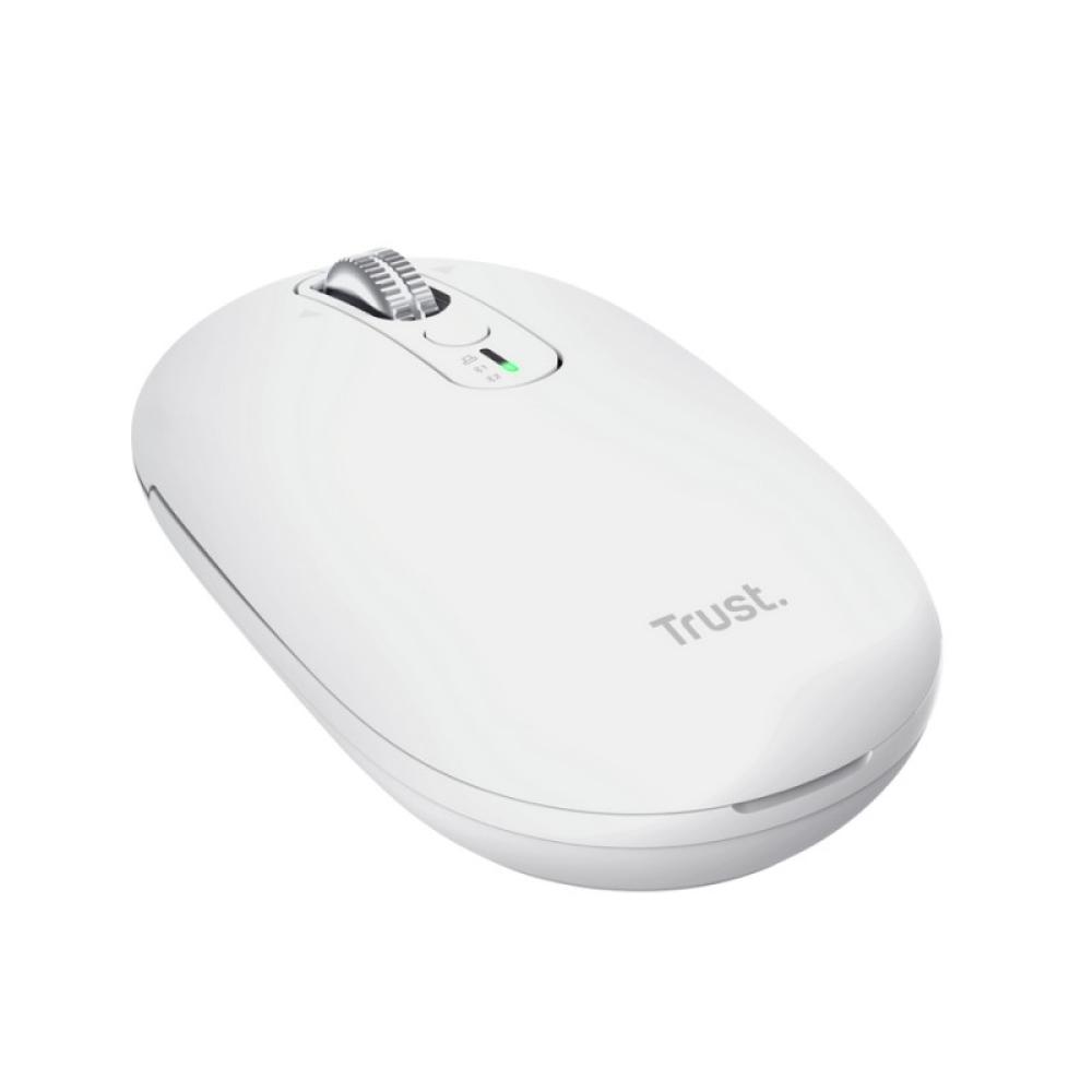 Trust - Seron Slim Multi ratón Oficina Ambidextro RF Wireless + Bluetooth Óptico 3200 DPI - 26019