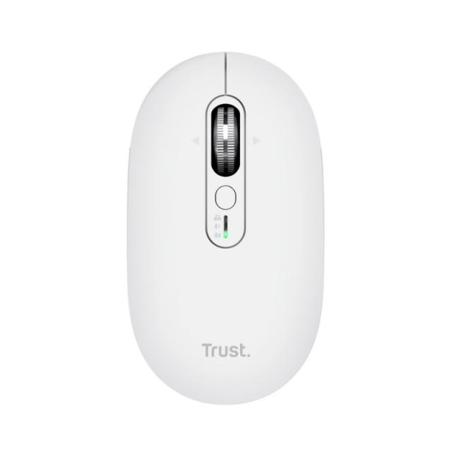 Trust - Seron Slim Multi ratón Oficina Ambidextro RF Wireless + Bluetooth Óptico 3200 DPI - 26019