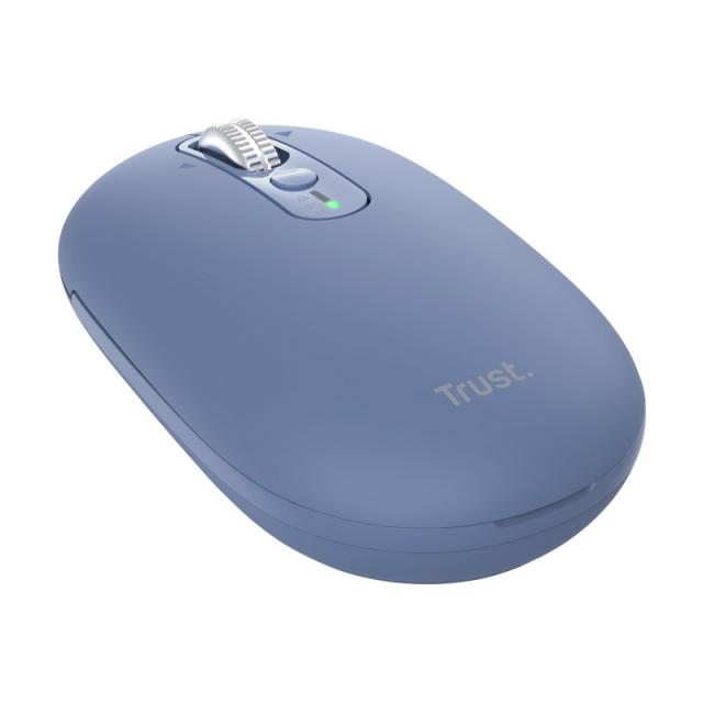 Trust - Seron Slim Multi ratón Oficina Ambidextro RF Wireless + Bluetooth Óptico 3200 DPI - 26020
