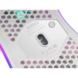 Mars Gaming - MMEX, Ratón Gaming RGB, 32K DPI, Cable Feather, Switches Ópticos, Blanco, One Size