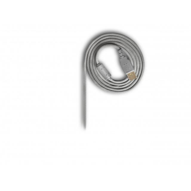 Mars Gaming - MMEX, Ratón Gaming RGB, 32K DPI, Cable Feather, Switches Ópticos, Blanco, One Size