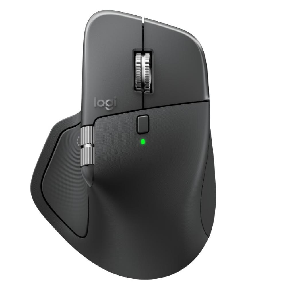 Logitech - MX Master 4, ratón inalámbrico ergonómico con respuesta háptica avanzada, desplazamiento ultrarrápido, carga USB-C, B