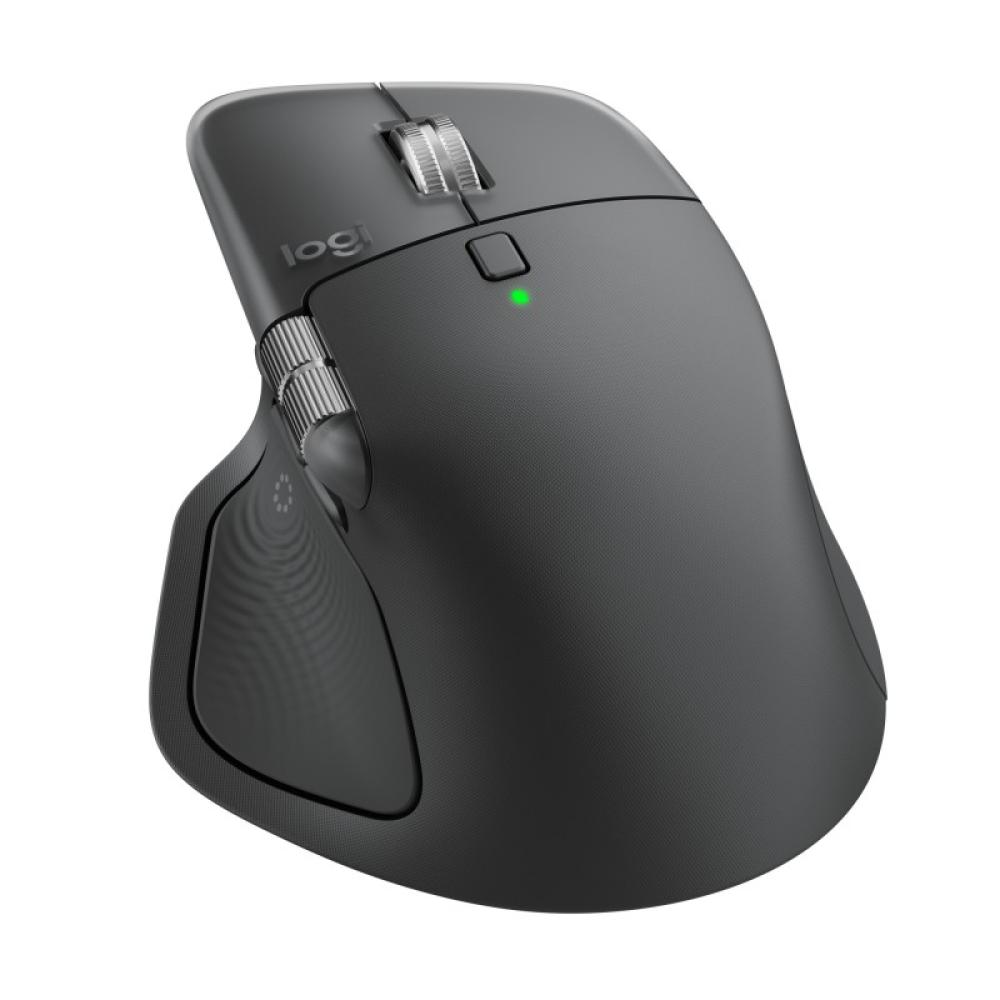 Logitech - MX Master 4, ratón inalámbrico ergonómico con respuesta háptica avanzada, desplazamiento ultrarrápido, carga USB-C, B