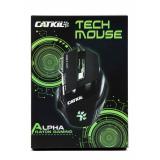 Catkil - Alpha ratón Juego Ambidextro USB tipo A Óptico 2400 DPI