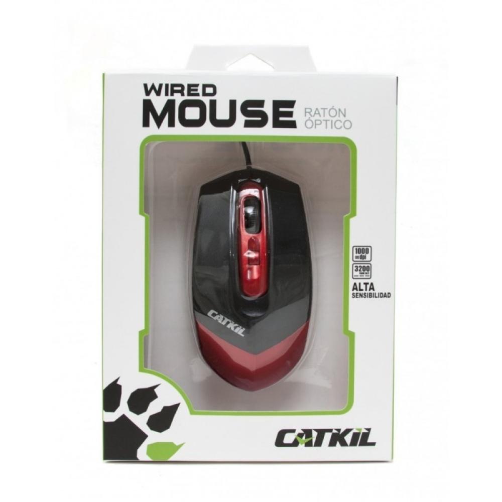 Catkil - Dallas ratón Juego USB tipo A Óptico 1000 DPI - CTK015