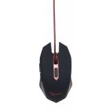 Gembird - MUSG-001-R ratón Juego Ambidextro USB tipo A 2400 DPI
