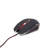 Gembird - MUSG-001-R ratón Juego Ambidextro USB tipo A 2400 DPI