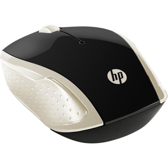 HP - Ratón inalámbrico 200 (Dorado) - 2HU83AA