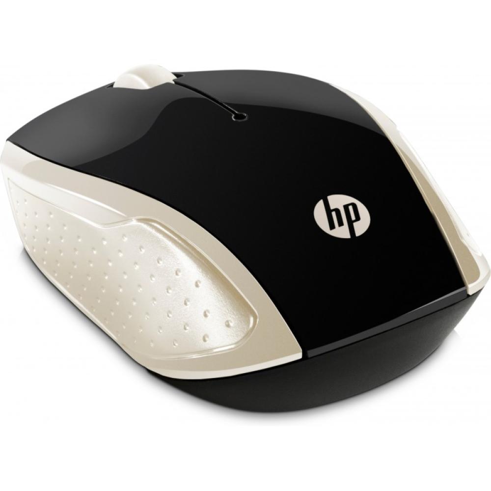 HP - Ratón inalámbrico 200 (Dorado) - 2HU83AA