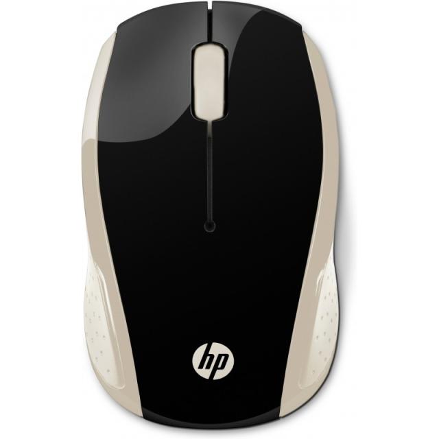 HP - Ratón inalámbrico 200 (Dorado) - 2HU83AA