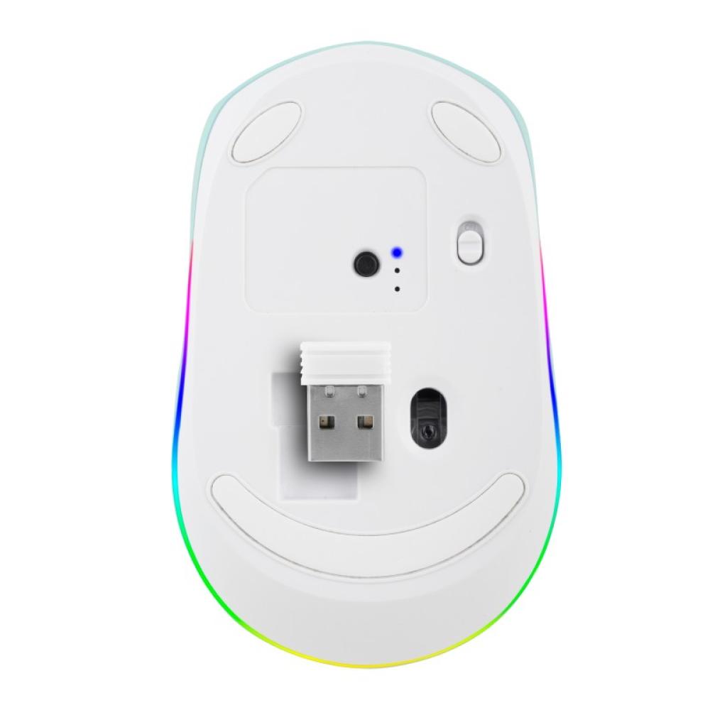 NGS - SMOG MINT-RB ratón Juego Ambidextro RF Wireless + Bluetooth Óptico 2400 DPI