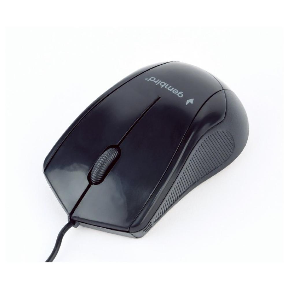 Gembird - MUS-3B-02 ratón Oficina Ambidextro USB tipo A Óptico 1000 DPI