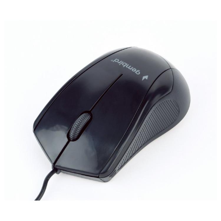 Gembird - MUS-3B-02 ratón Oficina Ambidextro USB tipo A Óptico 1000 DPI