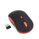 Gembird - WIRELESS OPTICAL MOUSE MUSW-4B-03-R 1600DP - Maus ratón Oficina Ambidextro RF inalámbrico Óptico 1600 DPI