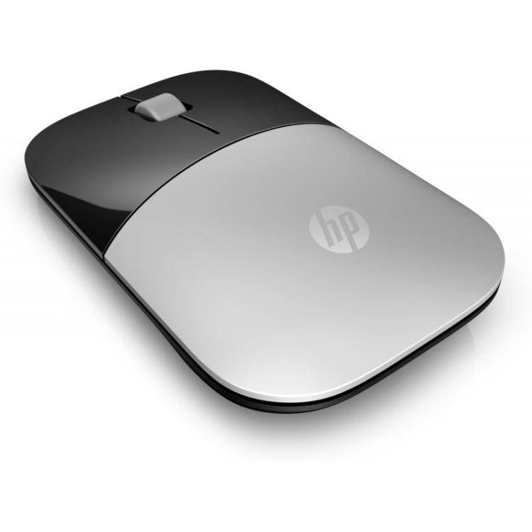 HP - Ratón inalámbrico Z3700 plateado - X7Q44AA