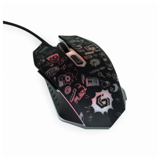 Gembird - MUS-6B-GRAFIX-01 ratón Oficina mano derecha USB tipo A Óptico 3600 DPI