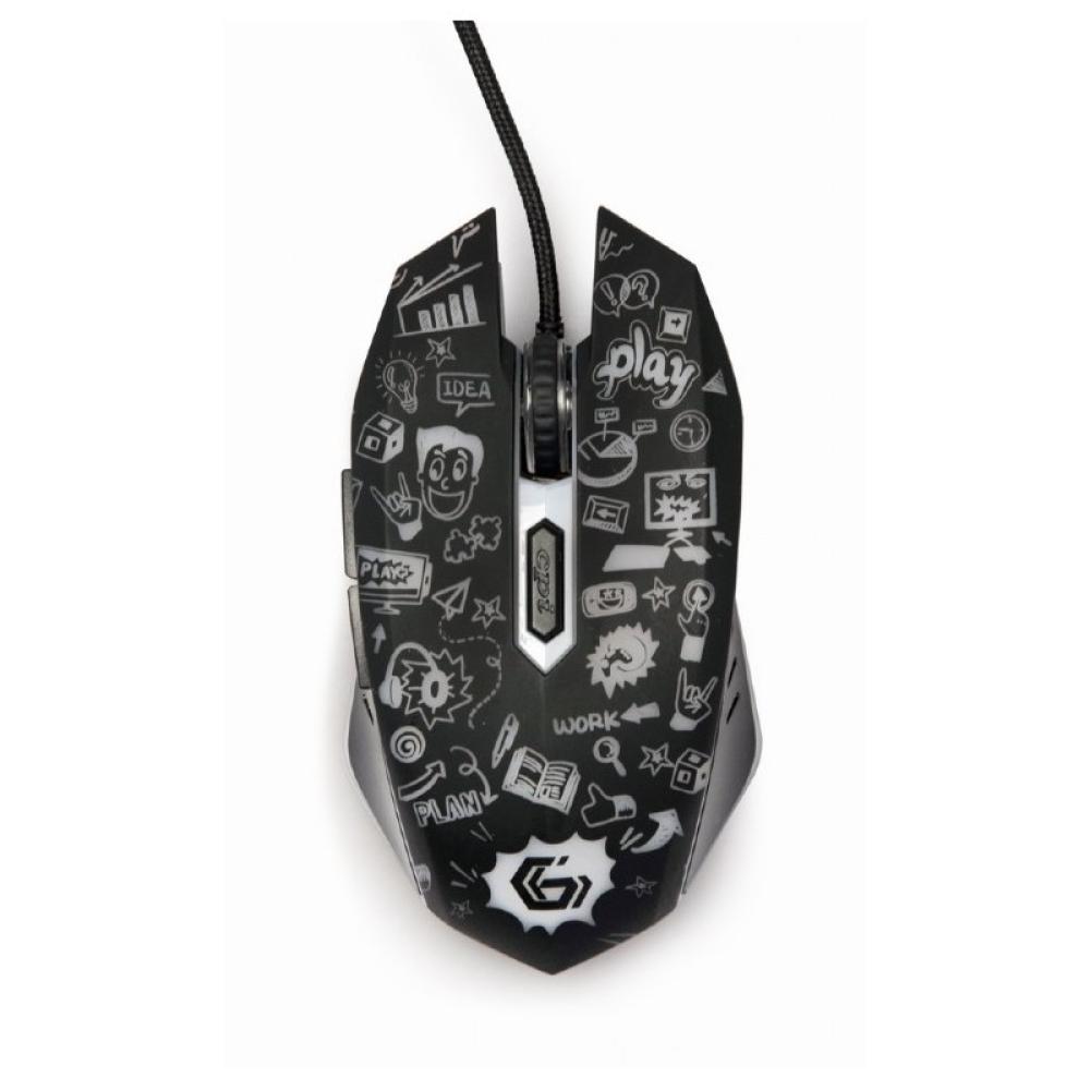 Gembird - MUS-6B-GRAFIX-01 ratón Oficina mano derecha USB tipo A Óptico 3600 DPI