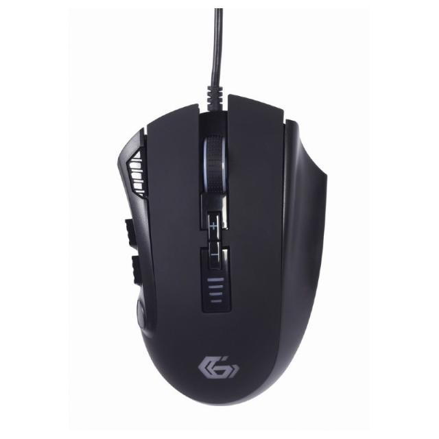 Gembird - MUSG-RAGNAR-RX500 ratón Juego mano derecha USB tipo A 12000 DPI