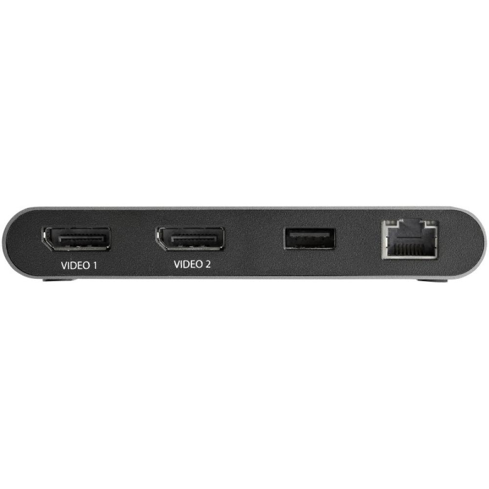 StarTech.com - Mini Dock Thunderbolt 3 - Docking Station Portátil para 2 Monitores con DP 4K 60Hz, 1x Hub USB-A (USB 3.0/5 Gbps)