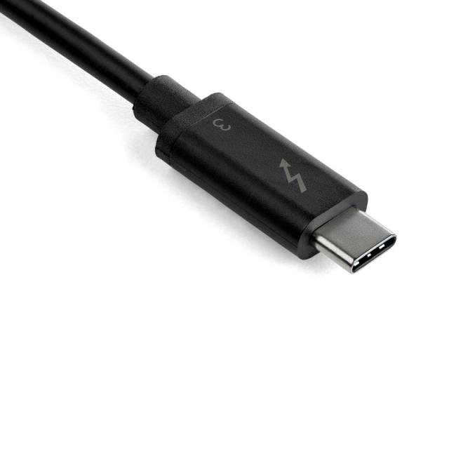 StarTech.com - Mini Dock Thunderbolt 3 - Docking Station Portátil para 2 Monitores con DP 4K 60Hz, 1x Hub USB-A (USB 3.0/5 Gbps)