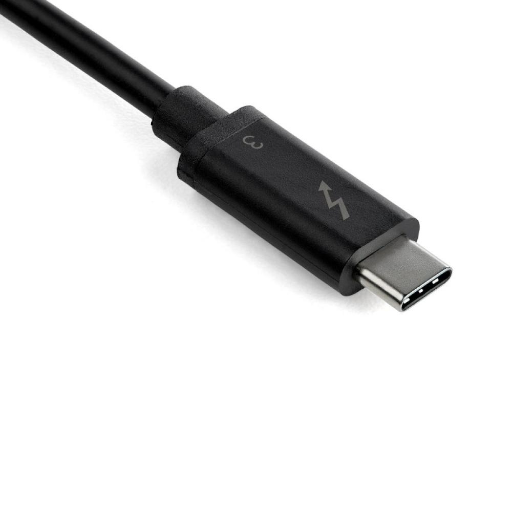 StarTech.com - Mini Dock Thunderbolt 3 - Docking Station Portátil para 2 Monitores con DP 4K 60Hz, 1x Hub USB-A (USB 3.0/5 Gbps)