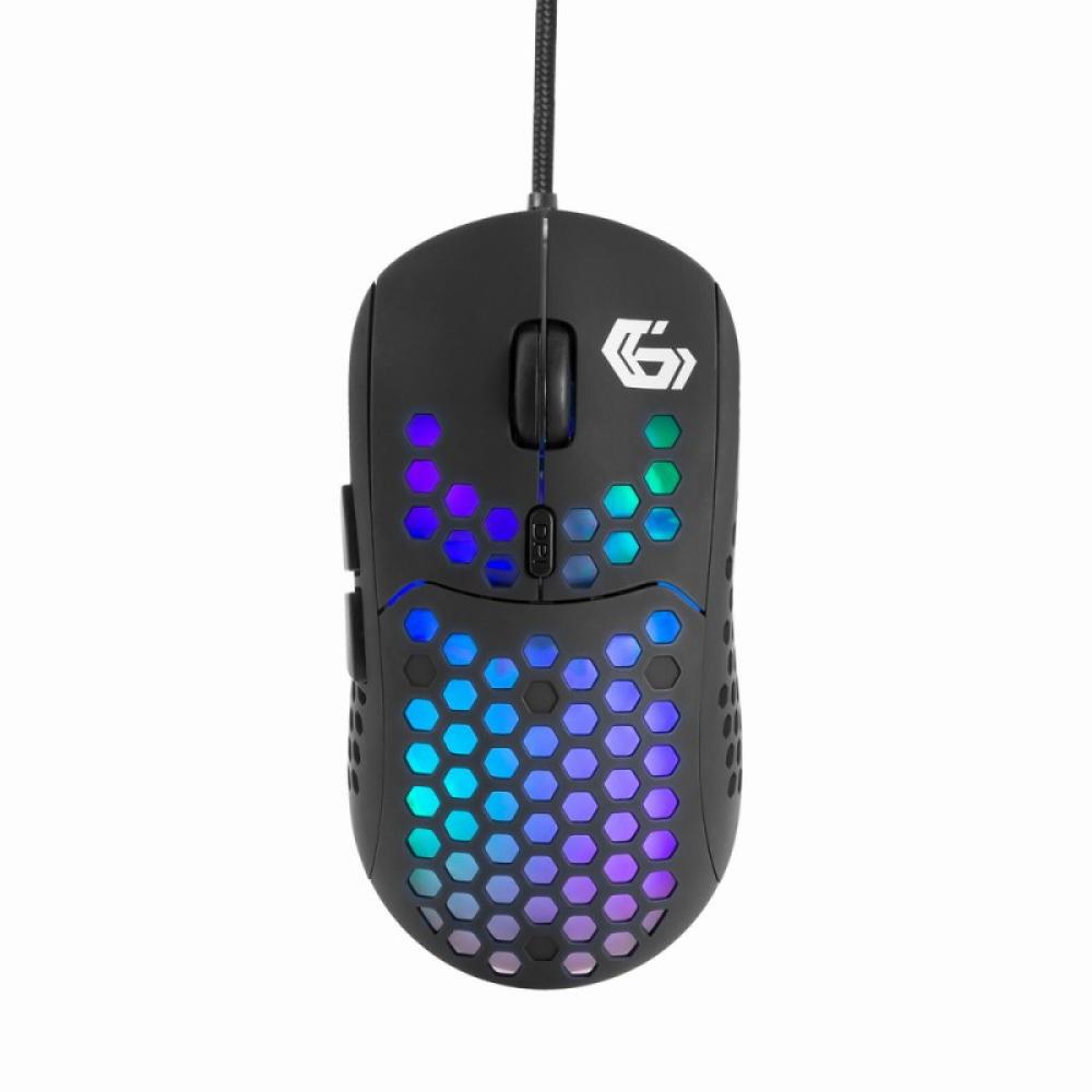 Gembird - MUSG-RAGNAR-RX400 ratón Juego Ambidextro USB tipo A 10000 DPI