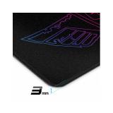 Spirit of Gamer - Darkskull - XL Alfombrilla de ratón para juegos Negro, Azul, Rojo, Amarillo