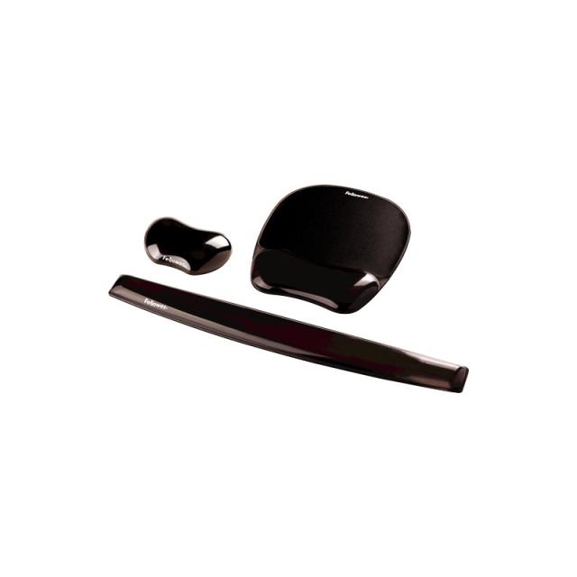 Fellowes - 9112101 alfombrilla para ratón Negro