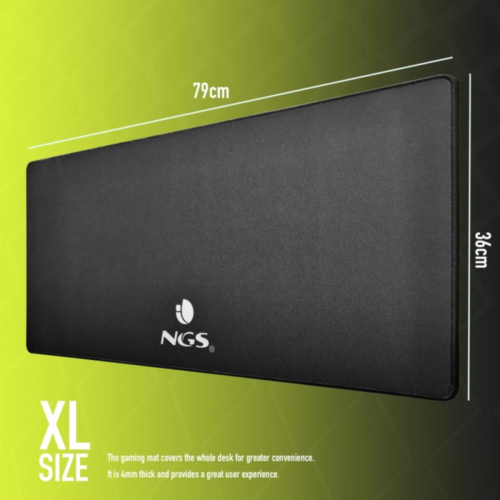 NGS - GPX-605 Alfombrilla de ratón para juegos Negro