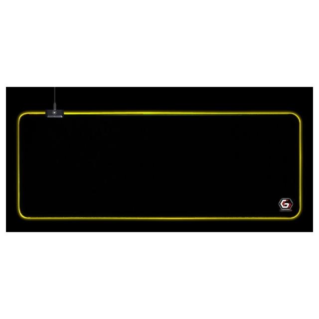 Gembird - MP-GAMELED-L alfombrilla para ratón Alfombrilla de ratón para juegos Negro