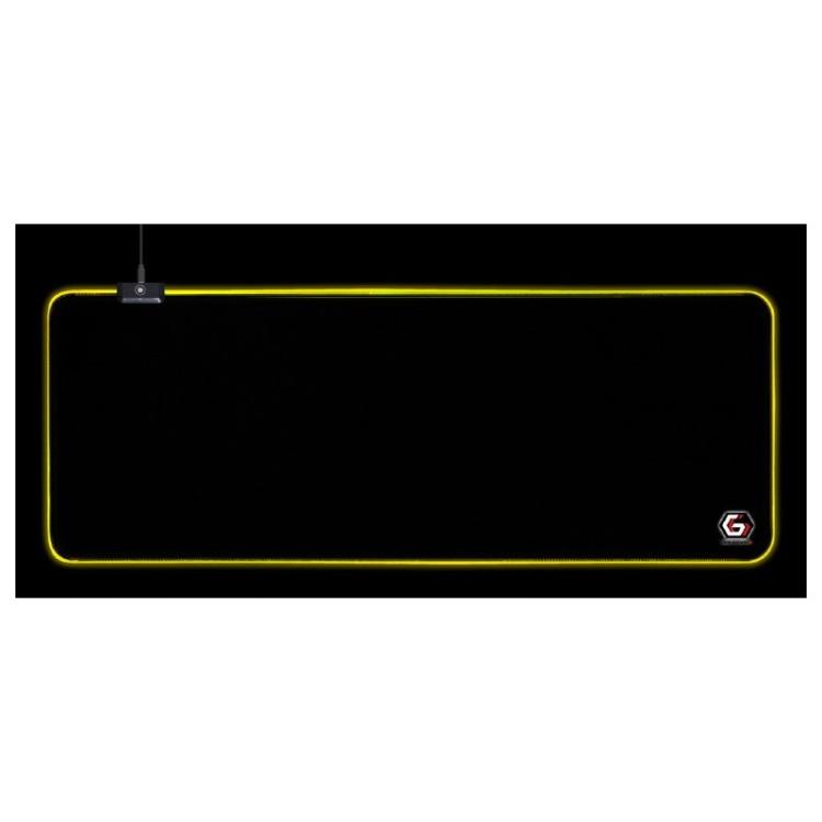 Gembird - MP-GAMELED-L alfombrilla para ratón Alfombrilla de ratón para juegos Negro