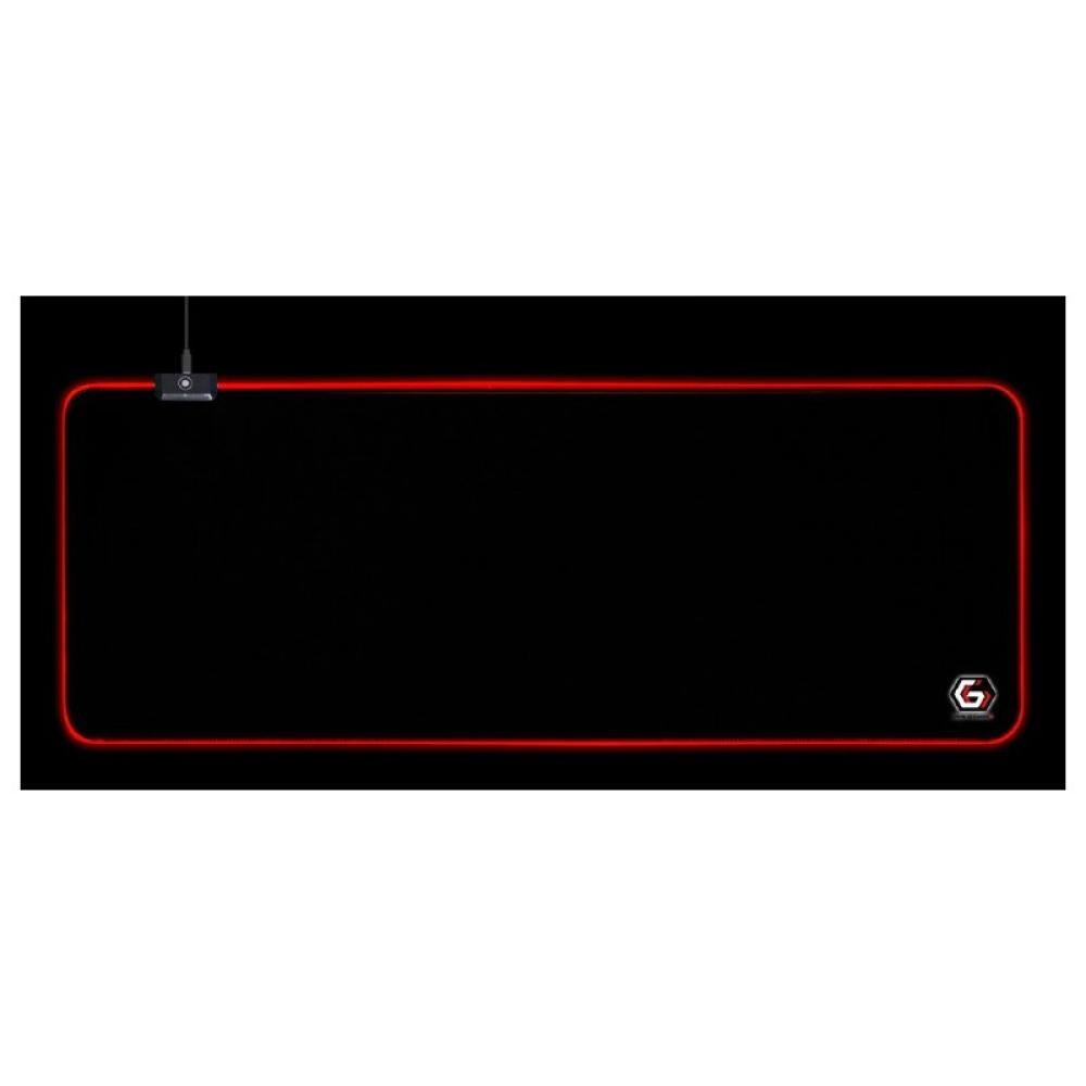 Gembird - MP-GAMELED-L alfombrilla para ratón Alfombrilla de ratón para juegos Negro