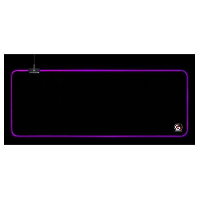 Gembird - MP-GAMELED-L alfombrilla para ratón Alfombrilla de ratón para juegos Negro