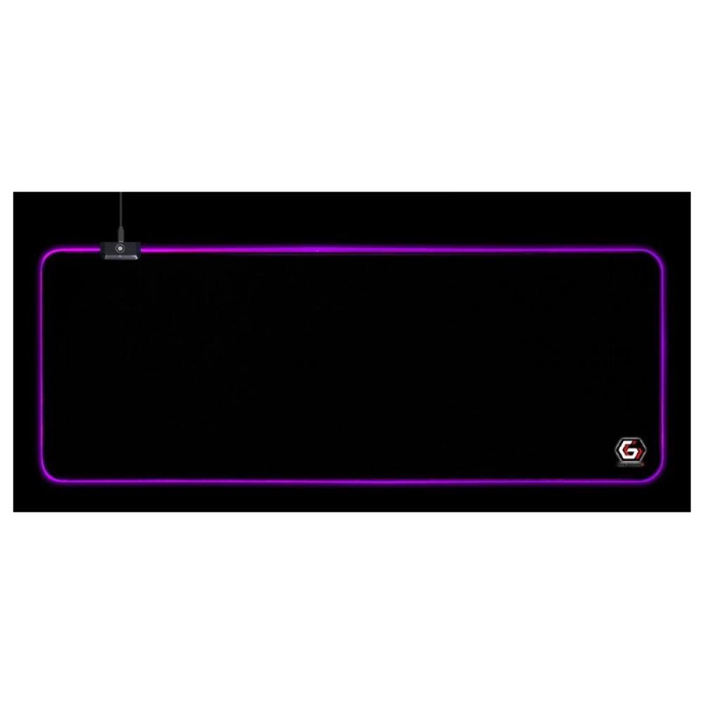 Gembird - MP-GAMELED-L alfombrilla para ratón Alfombrilla de ratón para juegos Negro