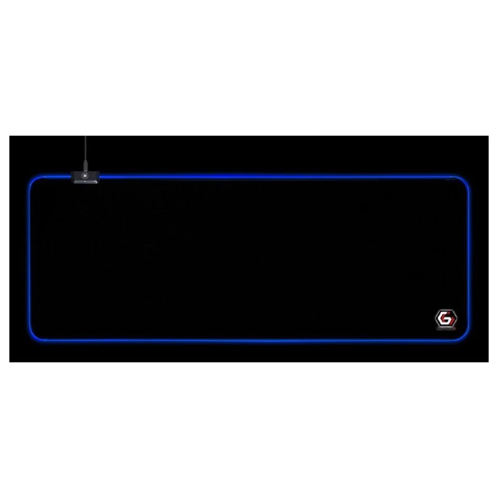 Gembird - MP-GAMELED-L alfombrilla para ratón Alfombrilla de ratón para juegos Negro