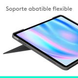 Logitech - Combo Touch, Funda con Teclado, iPad Air 13 Pulgadas (M2)(2024) - Teclado retroiluminado extraíble con Soporte abatib